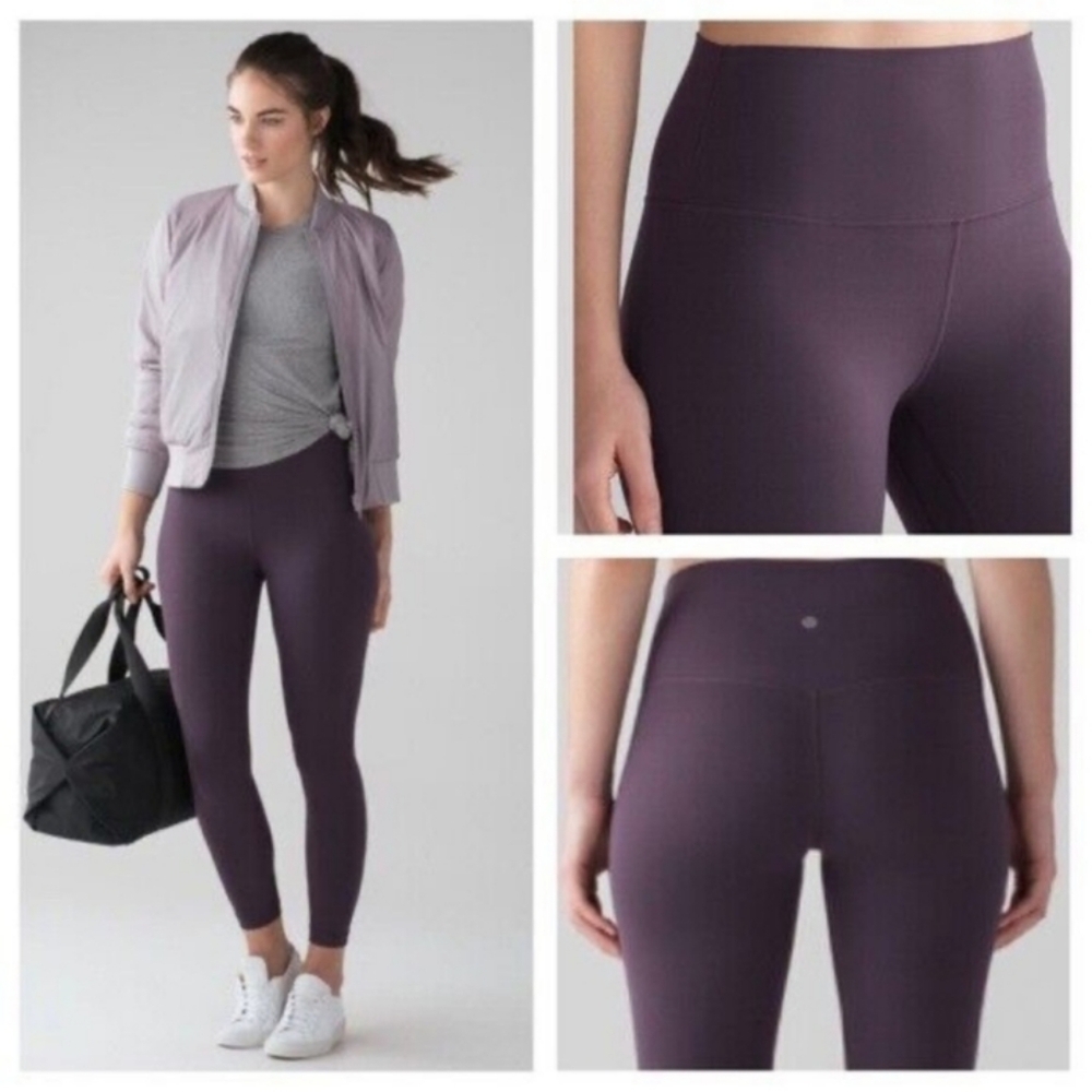 🍋 LULULEMON 🍋  Align 25"  Black  Currant Size 2